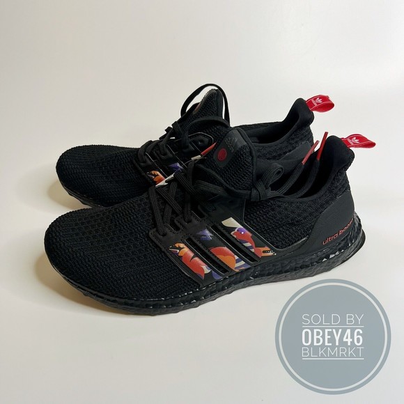 Adidas Ultraboost 4.0 DNA "CNY 2021" Black/Red Men's Sneakers GZ7603 8.5